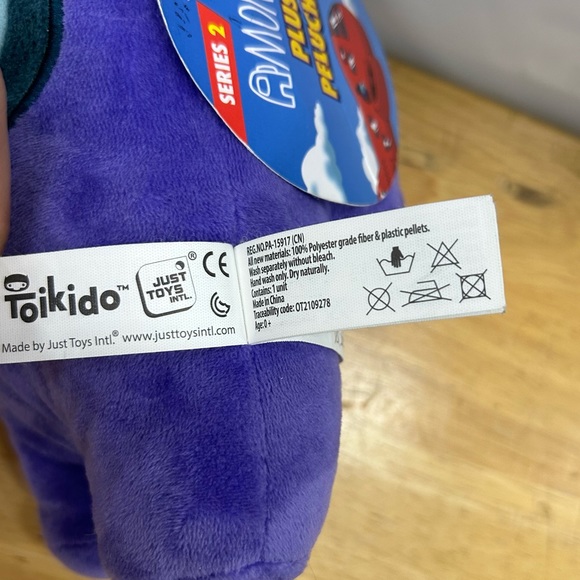 Among Us Imposter Plush Purple Sailor Crewmate 7” Stuffed Toikido New NWT - Picture 3 of 11